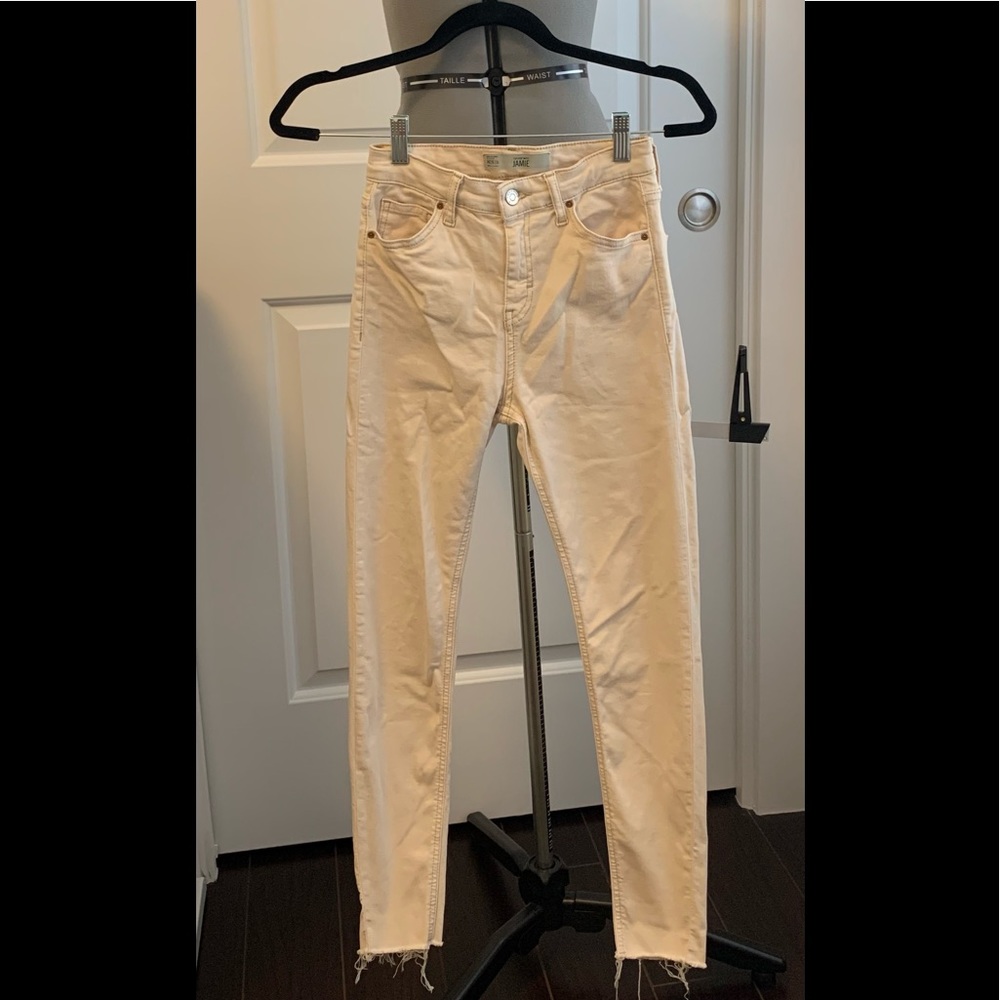 Topshop cream denim. ONLY USED ONCE